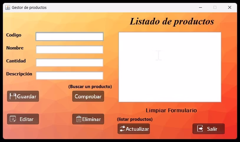 imagen gestor productos